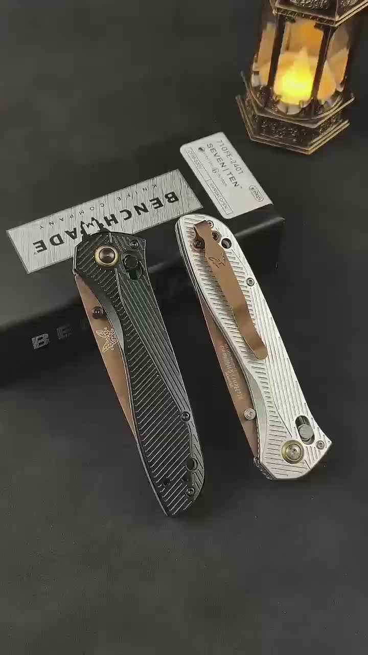 Benchmade 710FE-2401 Seven Ten Limited Edition EDC Tactical Folding Knife (Collaboration Model)